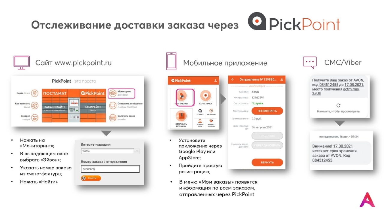 Пикпоинт карта точек